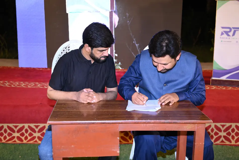 Signing the partnership agreement with Nexus Craft Engineering